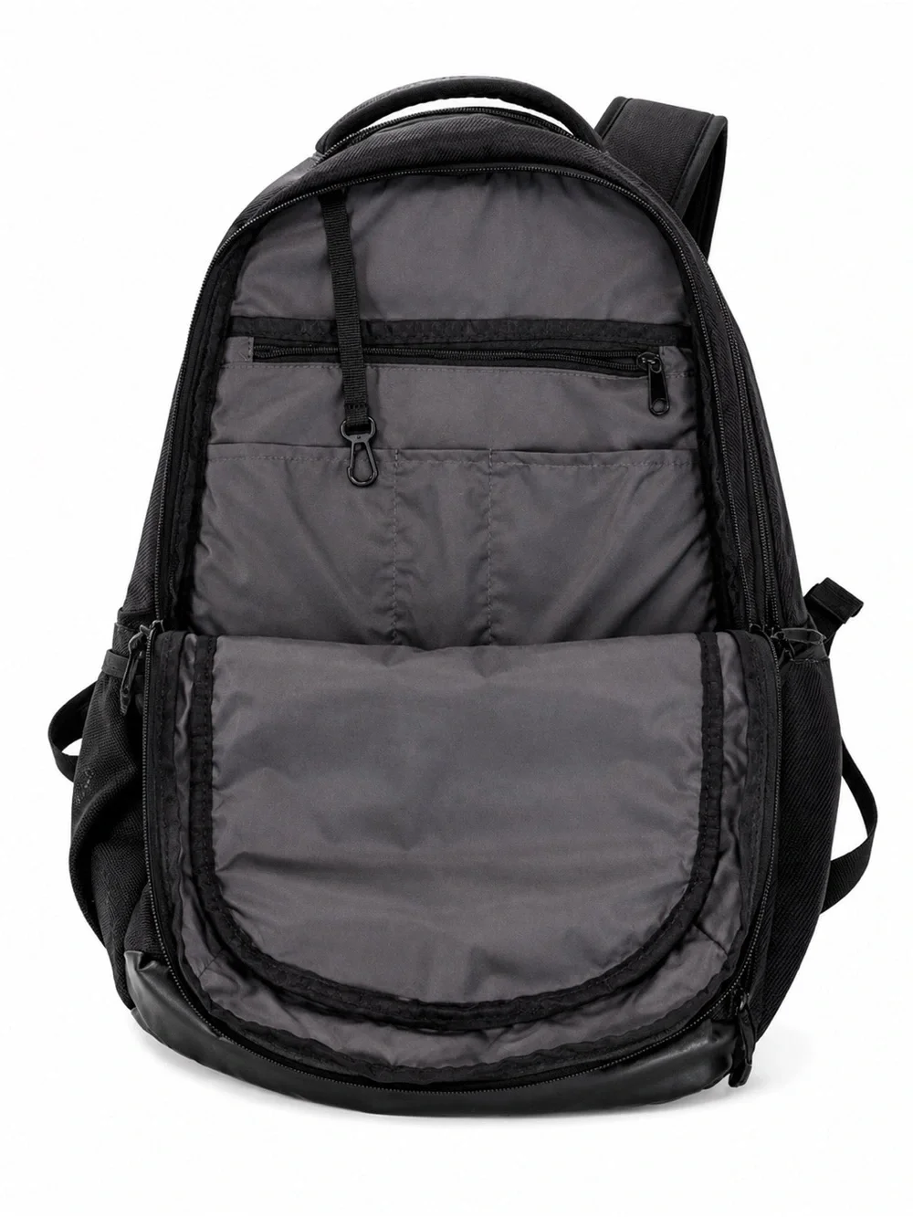 Nike IJGA Golf Backpack Black Green Logo Large Multi Pocket Laptop Bag